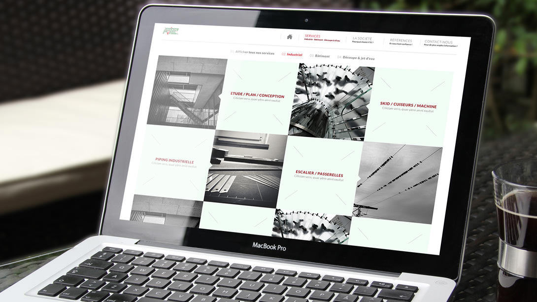 Webdesign du site Internet F.T.E.
